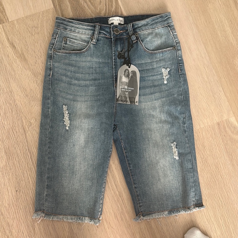 Kendall & Kylie Kouture Denim Bike Shorts
